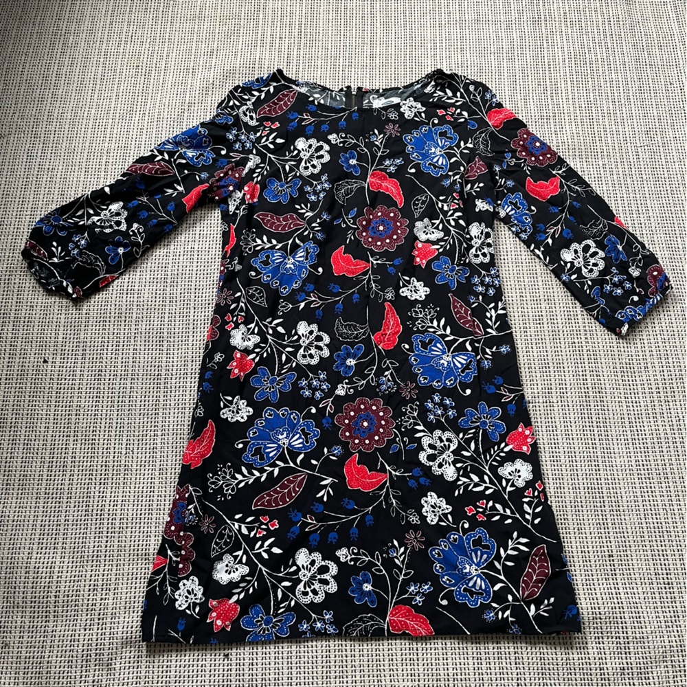 OLD NAVY Black Floral Dress Size XS